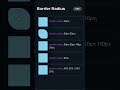 Border Radius in CSS Explained in 20 Seconds 🔵➡️🔵 #css #webdev