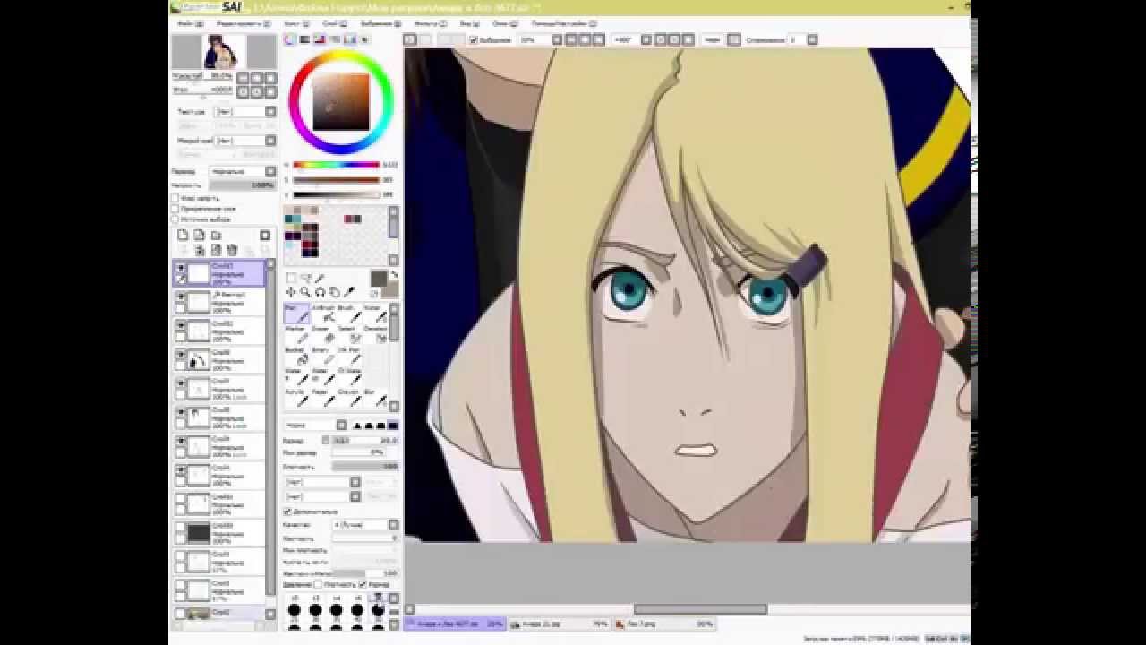 [SpeedPaint] - My OC (Naruto RPС)