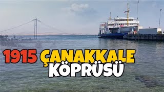 Lapseki iskelesinden 1915 Çanakkale köprüsü Resimi