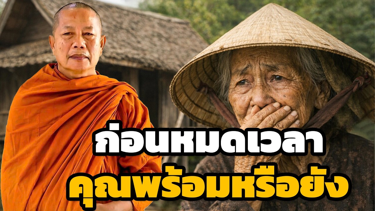 อย่าปล่อยเวลาที่เหลือให้สูญเปล่า  ชีวิตไม่รอใคร ธรรมะคลายทุกข์ พระมหาบุญช่วย ปัญญาวชิโร