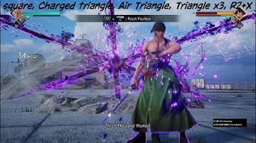 100% Zoro Combo | Jump Force |