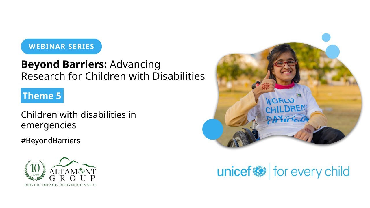 Beyond Barriers: Children with Disabilities in Emergencies