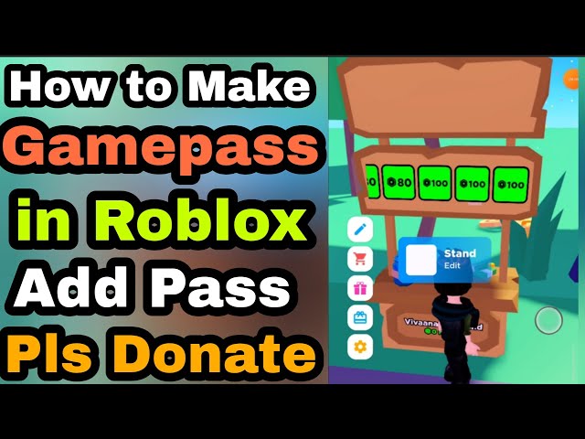 GAMEPASS TUTORIAL*🤑No Need To Spend 10 Robux, Free Donation Buttons!  (Updated 2023) 