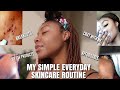 MY SUPER SIMPLE EVERYDAY SKINCARE ROUTINE 2021  *GET CLEAR SKIN* ! Overcoming Breakouts | Dark Spots