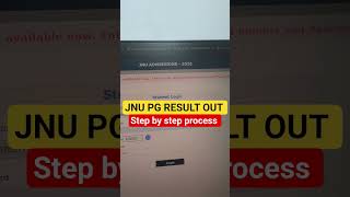 Jnu pg result out cut-off list update how to check result #thehistorika #historyoptional #cuetpg2027