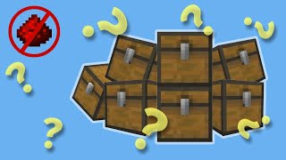 Best Early Chest Storage (NO REDSTONE NEEDED)