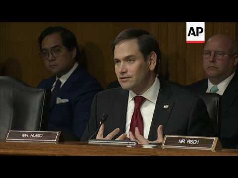 Rubio Questions Tillerson on Human Rights