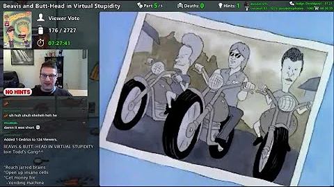 Beavis and Butt-Head in Virtual Stupidity game ending - Adventure Quest #177