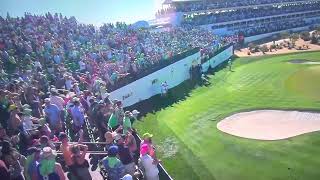 Sam Ryder HOLE IN ONE, 16th hole, Phoenix Open.   Fans GO CRAZY.  BEER SHOWER!! screenshot 4