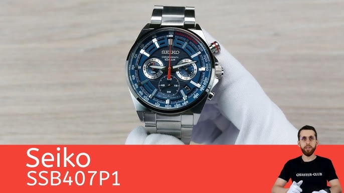 Affordable SEIKO Mecha-Quartz Chronograph (SSB407, SSB405) - YouTube