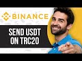 How to Send Usdt on TRC20 on Binance