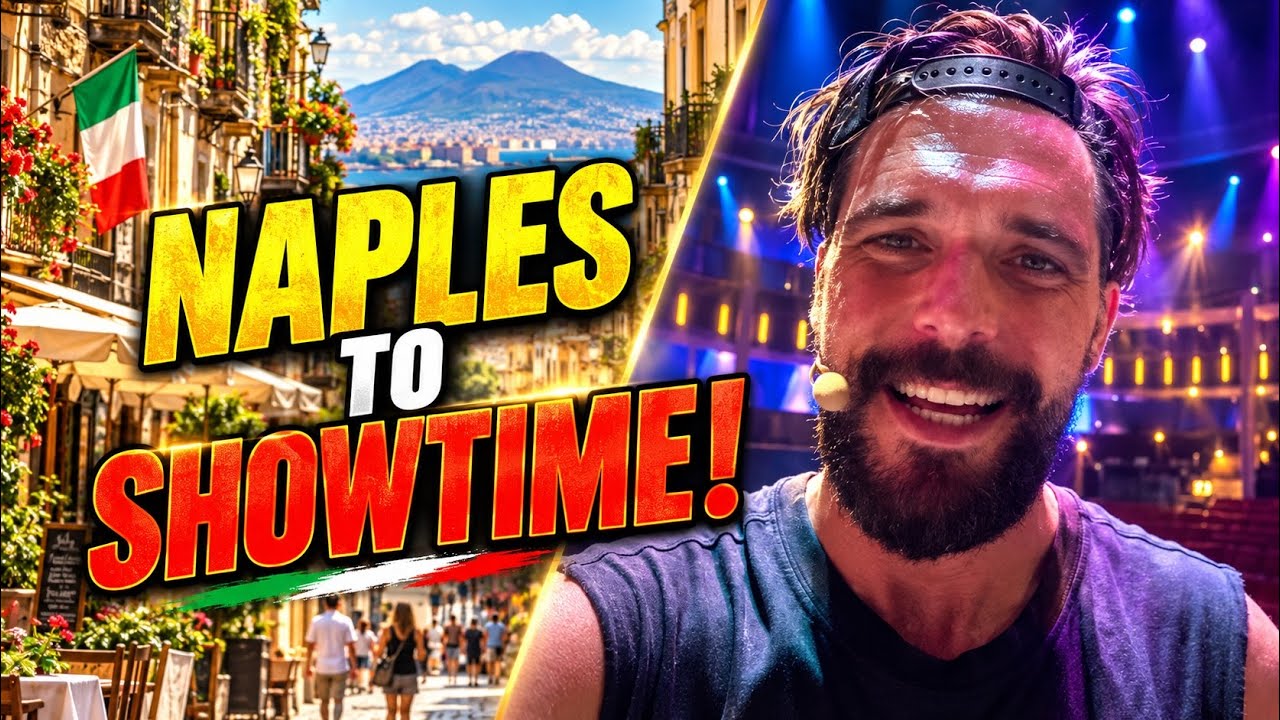 Naples by Day, Showtime by Night! | Cruise Ship Entertainer Vlog