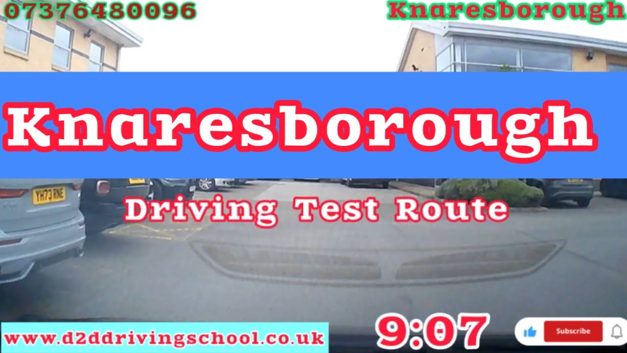 Knaresborough Driving Test Route No1 | Test Route | Mock Driving Test | Knaresborough Test Centre