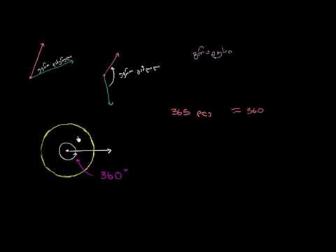 კუთხის ზომები და წრის რკალები