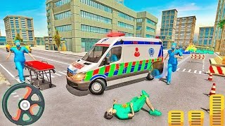 Ambulance Car Mega Ramp Car Stunt Extreme Car Driving Simulator- 3d  Android gameplay | screenshot 4
