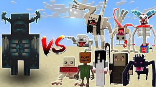 Warden vs Scary Mobs and Bosses !