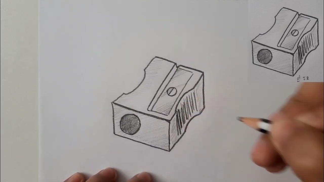 Comment dessiner un taille-crayon ou un taille-crayon 