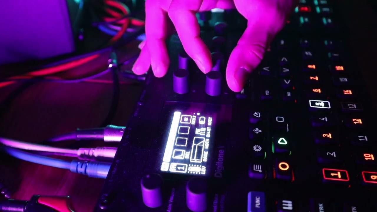 Synth jam with elektron syntakt digitone ii 