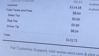 Thumbnail How to spot delivery tip on a DoorDash Vons delivery.