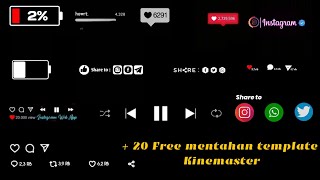 MENTAHAN TEMPLATE DAN TV RUSAK UNTUK ||QOUTES,LITERASI|| KINEMASTER