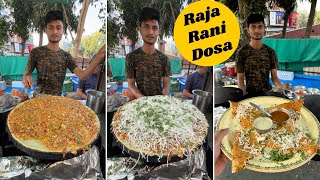 Raja Rani Dosa at Rs150 Only | Vegetable Cheese Dosa With Sambhar & Chutney | Vadodara Street Food
