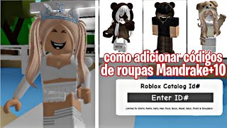 7 ideias de Id de roupas roblox Mandrake em 2023