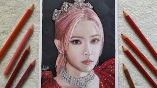 Red Velvet Kim Yerim (Yeri) Color Pencil Drawing