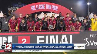 Flint City Bucks lose USL 2 Final 2-1 to Vermont Green FC