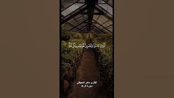 { الذين امنوا وتطمئن قلوبهم بذكر الله } القارئ ماهر المعيقلي