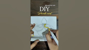 DIY easy and beautiful diwali gift card idea.. 🪔🪔🪔#trending #viral #diwalidecoration