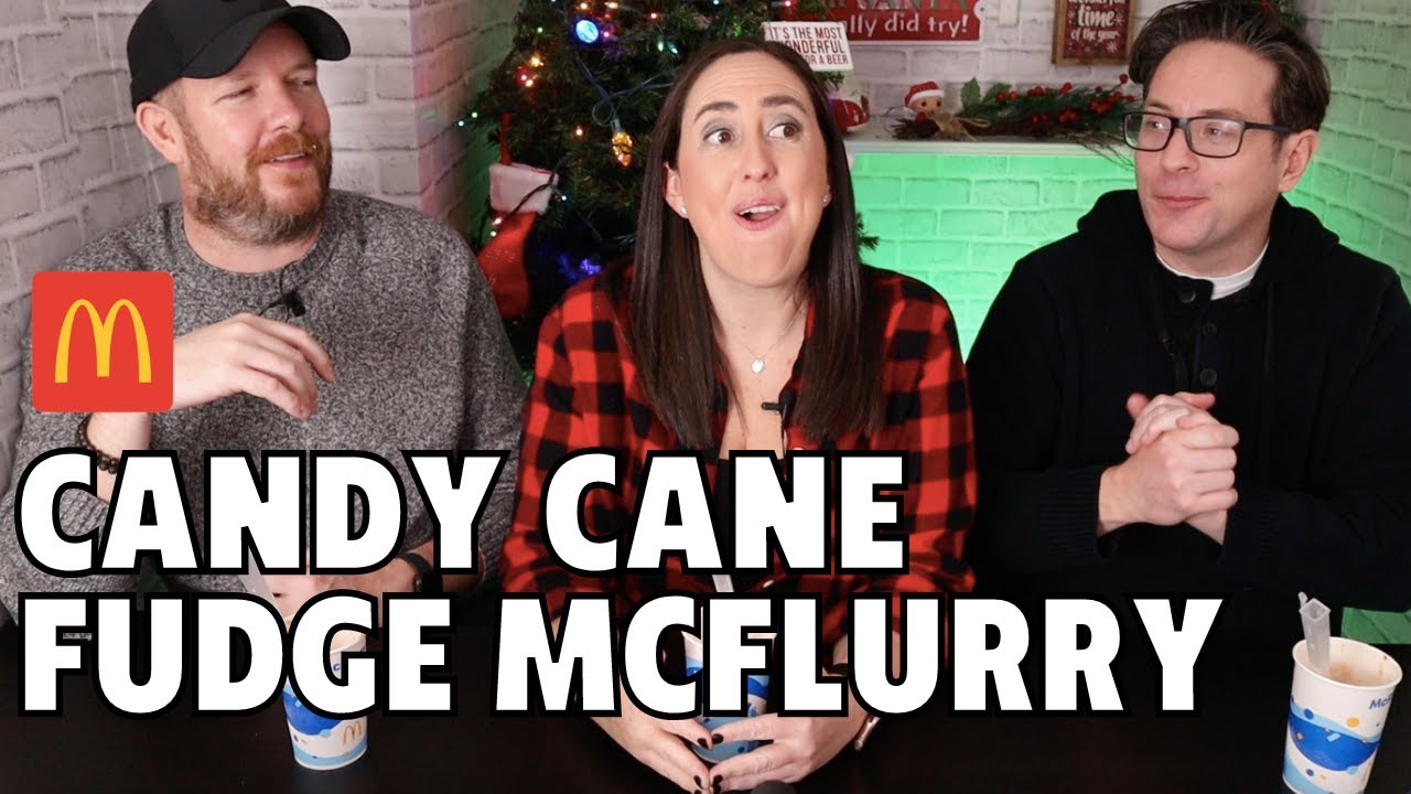 Steve QUITS McDonalds and we try the Candy Cane Fudge McFlurry YouTube