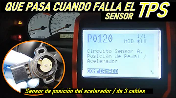 ¿Dónde se encuentra el sensor de posición del acelerador?