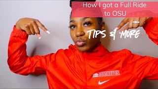 HOW I GOT $130,000 IN SCHOLARSHIPS + HOW I EARNED A FULL RIDE AT THE OHIO STATE UNIVERSITY