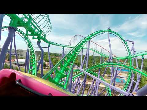 Joker's Jinx POV 4K60 // Six Flags America, MD (Horizon locked)