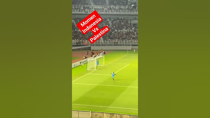 Momen Aksi Kiper Palestina Selebrasi "SIUUU" Hibur Suporter Timnas Indonesia. #1KCreator