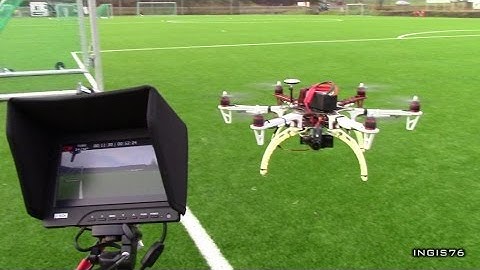 RC FLIGHT SOCCER COURSE FPV DJI F550 FLAMEWHEEL