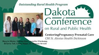CenteringPregnancy - Outstanding Rural Health Program for 2019