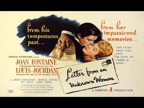 حصريا فيلم عن الرواية العالمية رسالة من إمرأة مجهولة 1948