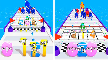 Merge Alphabet and Number Lore Run ❤️ Level 11-20 ❤️ iOS Android Gameplay