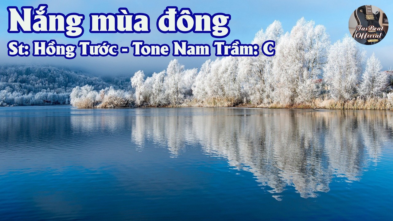 Karaoke Nắng Mùa Đông Tone Nam Trầm | TAS BEAT