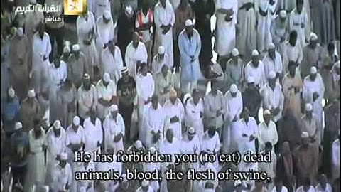 تلاوة رائعة للشيخ عبدالله الجهني من سورة البقرة 168-176 الليلة الثانية رمضان 1435