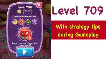 Inside Out Thought Bubbles - Level 709 - Tips and Strategy Gameplay Walkthrough No Boosters