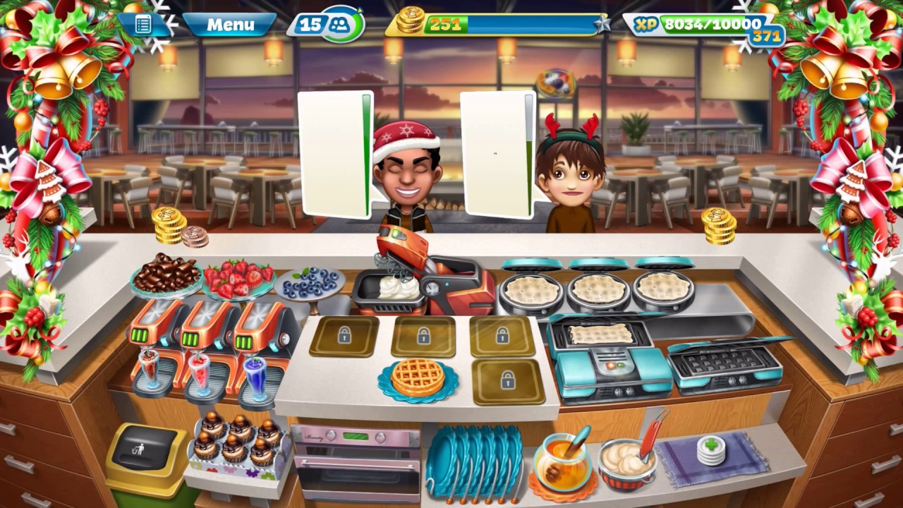 Cooking Fever: Sunset Waffle Challenge! 5-8 - YouTube