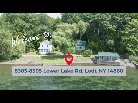 8303-8305 Lower Lake Road, Lodi, NY home video tour