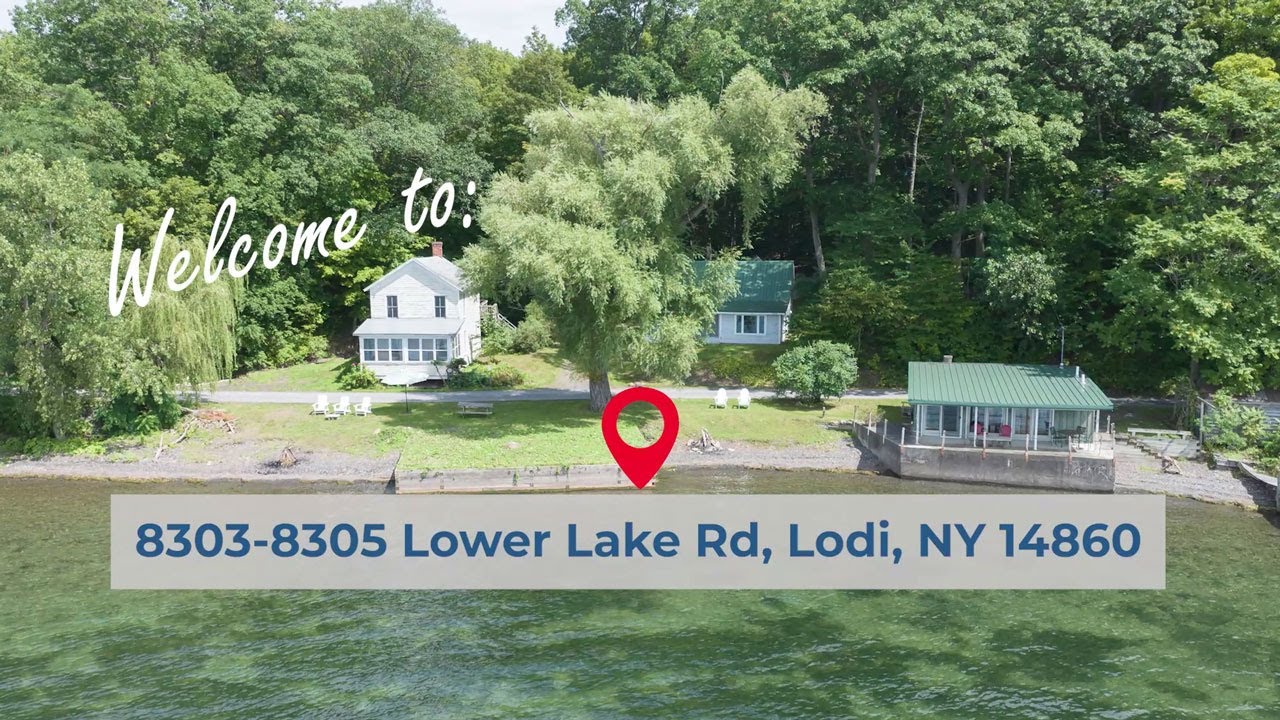 83038305 Lower Lake Road, Lodi, NY 14860 Aerial Video Tour by R3D