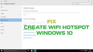 In this video i'll show you how to create a wifi hotspot windows 10 by
using the hostednetwork feature. can use following commands- 1. ho...