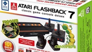 ATARI Flashback 7 Classic Gaming Console with 101 Games - Unboxing & Game Play