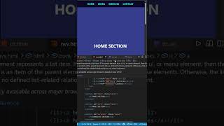 How to Link Navbar to Sections (Smooth Scroll) #shorts #viral #coding #programming