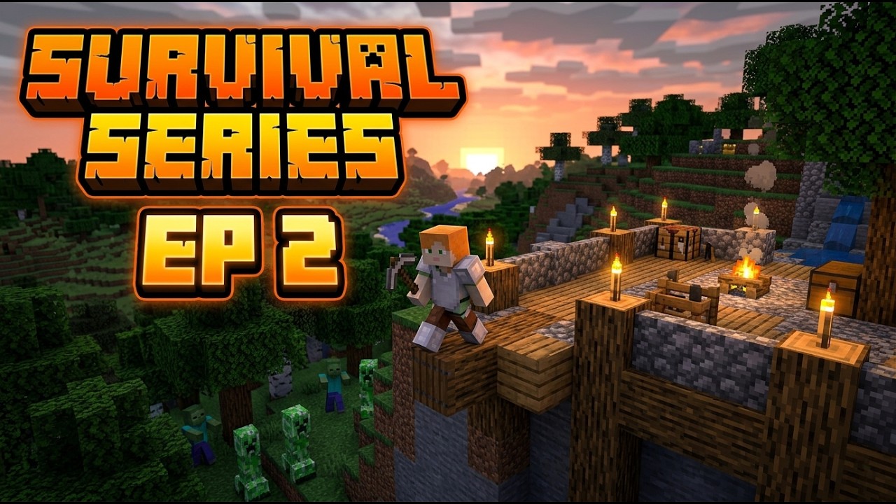 I started a survival series EP 2 - YouTube