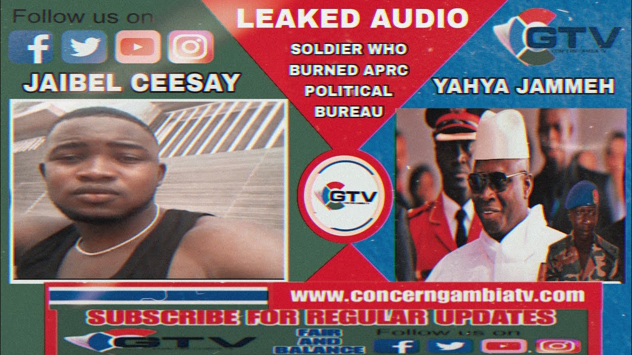 LEAKED AUDIO, SOLDIER WHO BURNED APRC POLITICAL BUREAU.